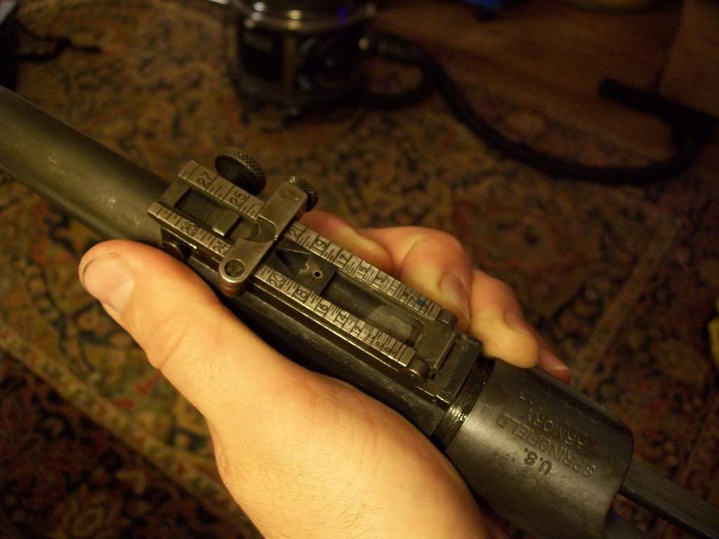1903 rear sight new barrel
