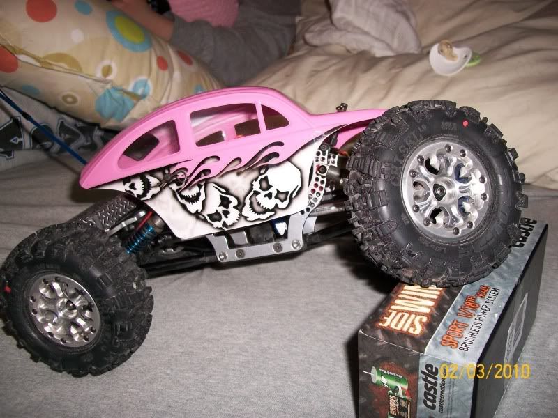 pink rc truck