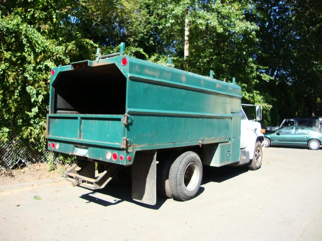 1988 GMC 7000 Dump Body Chip Box Truck