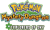 Pokémon Mystery Dungeon: Explorers of Sky Logo!