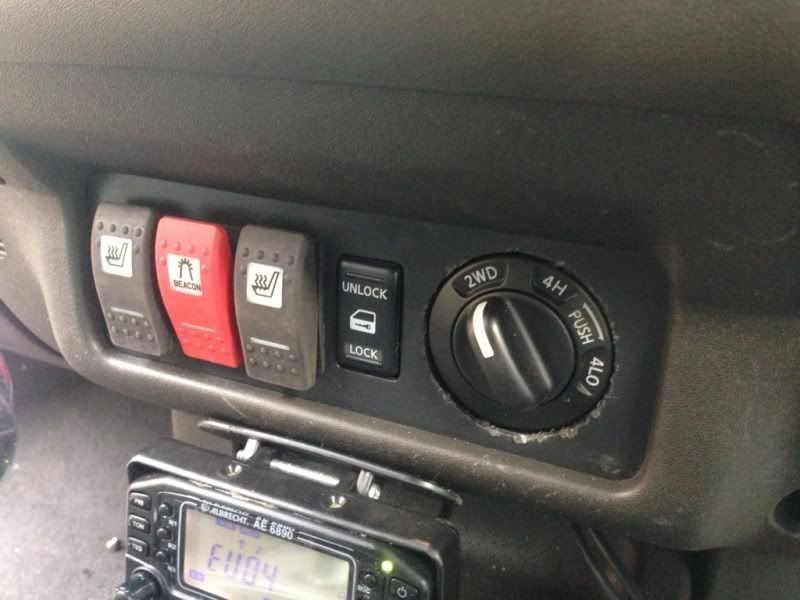 Heated seat switches.