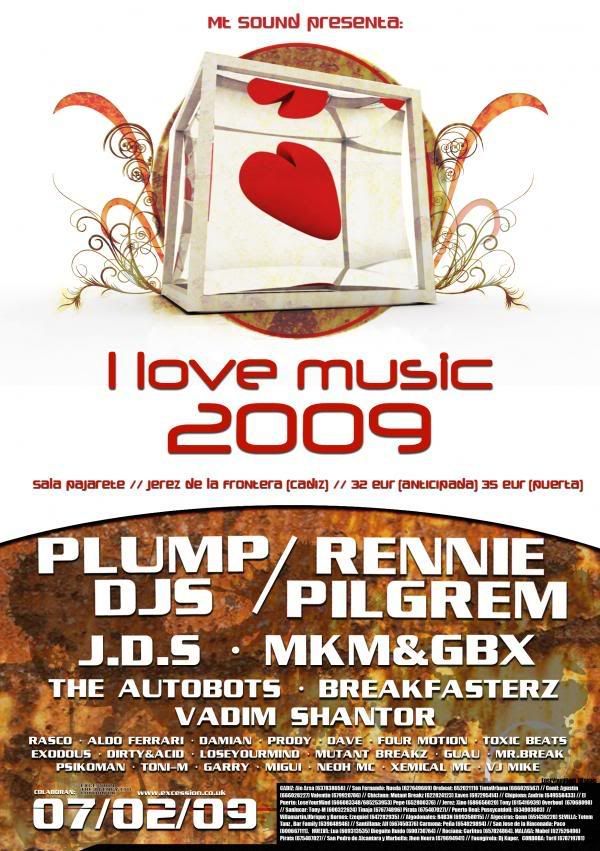 i love music pictures. cartel i love 2009