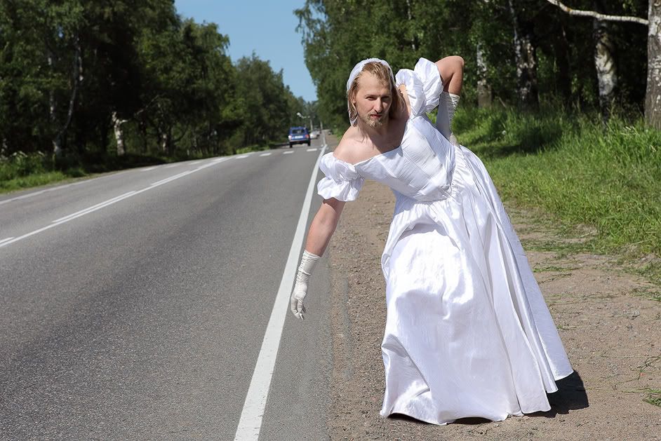 lady in white