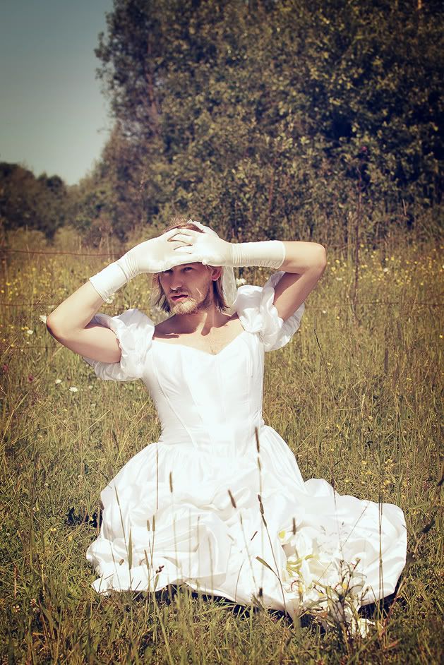 lady in white