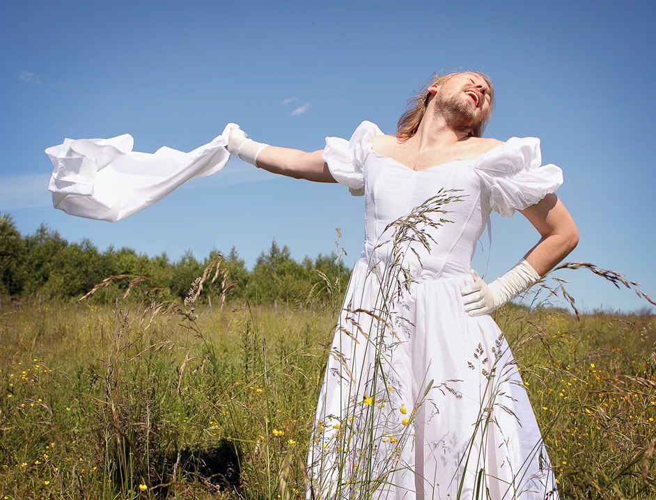 lady in white