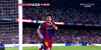 LFP-Week-31 : Barcelona 3 vs 1 Almeria 09-04-2011