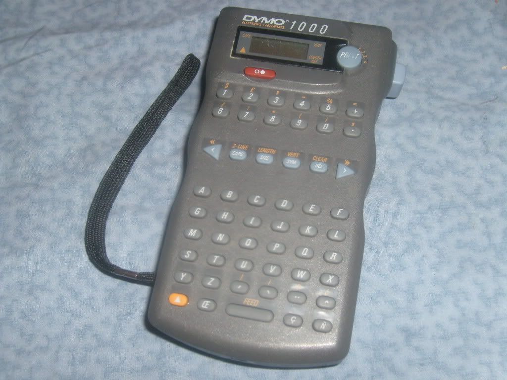 Dymo 1000 Electric Label Maker Photo by davidpaula Photobucket