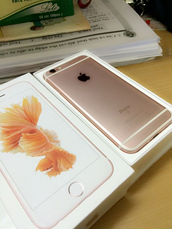 Bán iPhone 6s 64G Rose Gold - Hàng Italy like new 99.99% -  Full Box - Phụ kiện zin - 1