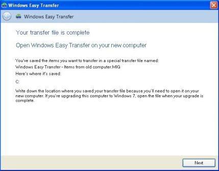 Keluar Dari Windows Easy Transfer