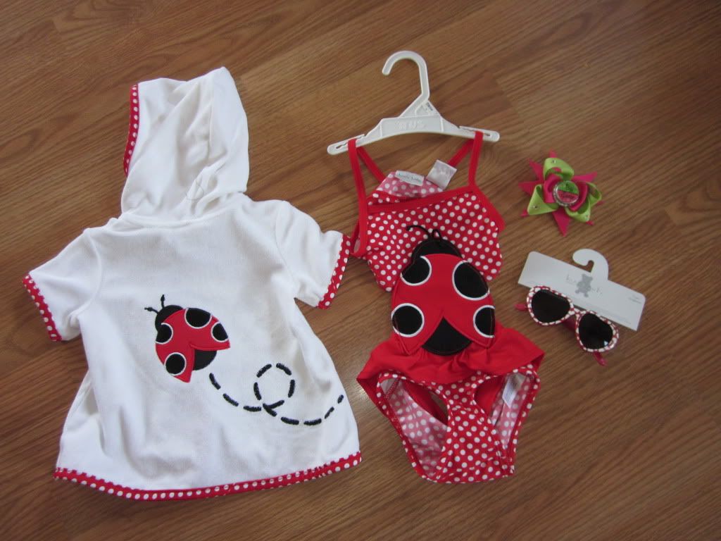 Ladybug Swimsuit Baby